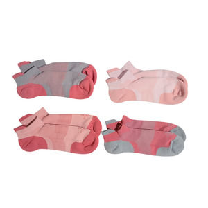 2 Pack Tommie Copper Pink 4 Pack No Show Compression Socks - Medium